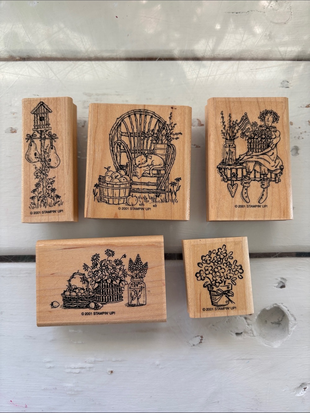 Stampin’ Up Really Uber Stamps Lot of 5